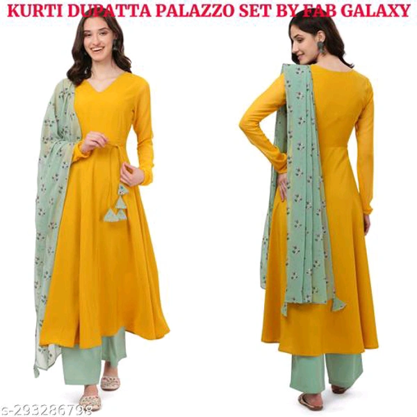 Kurta Pant With Dupatta BB-14MH - XL