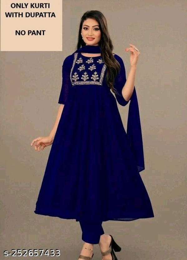 Kurta Pant With Dupatta BB-18MH - 1, M