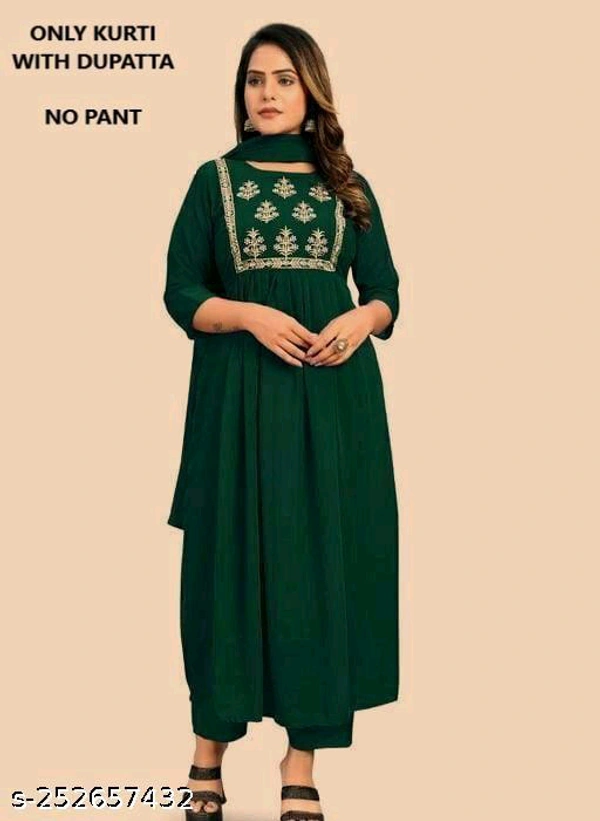 Kurta Pant With Dupatta BB-18MH - 2, XL