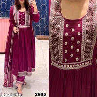Kurta Pant With Dupatta BB-19MH - 1, S