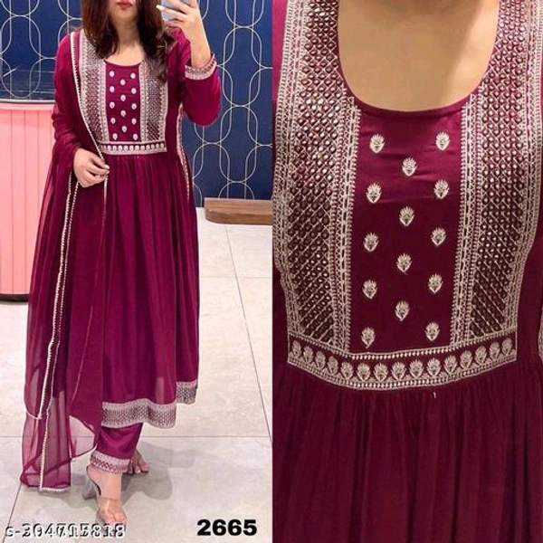 Kurta Pant With Dupatta BB-19MH - 4, S