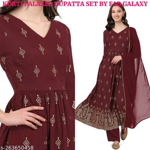 Kurta Pant With Dupatta BB-21MH - M