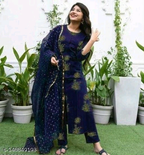 Kurta Pant With Dupatta BB-25MH - 1, S