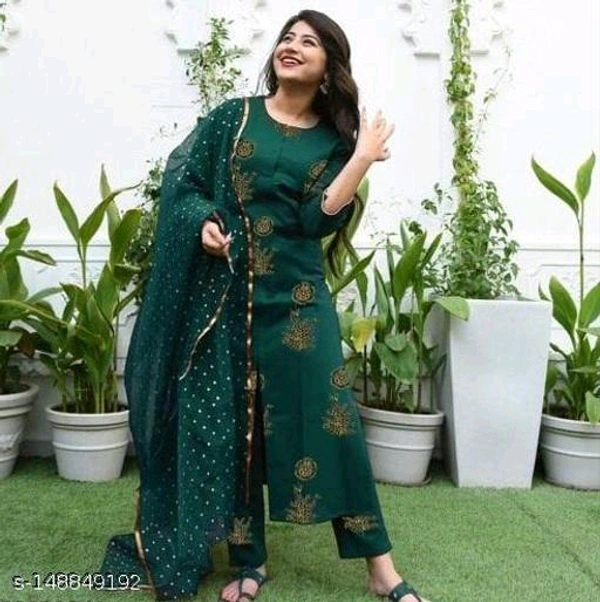 Kurta Pant With Dupatta BB-25MH - 2, S