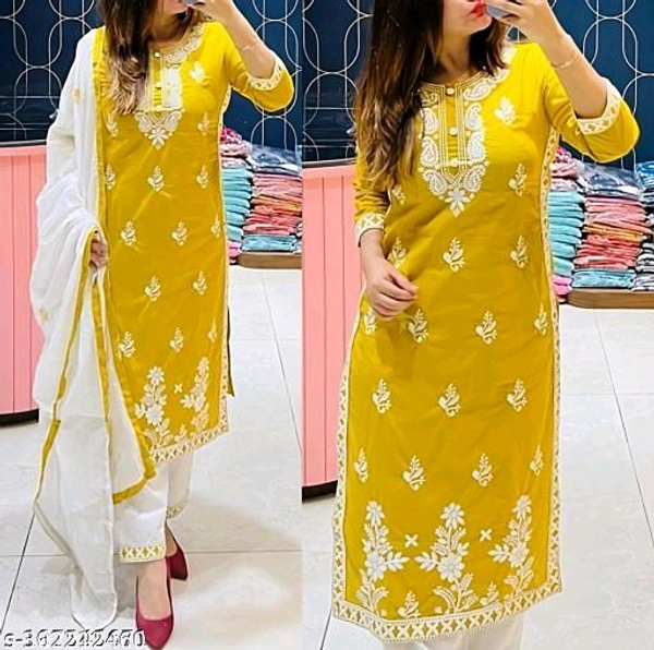 Kurta Pant With Dupatta BB-26MH - 2, M