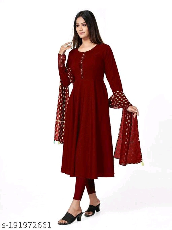 Kurta Pant With Dupatta BB-28MH - 1, XL