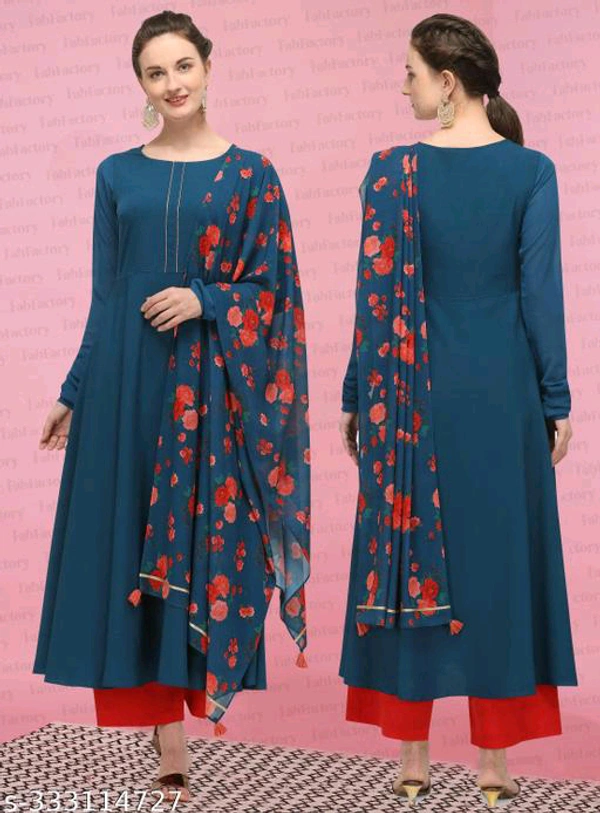 Kurta Pant With Dupatta BB-31MH - 1, XL
