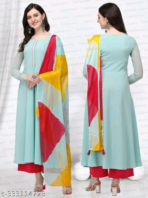 Kurta Pant With Dupatta BB-31MH - 4, XXL