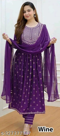 Kurta Pant With Dupatta BB-34MH - 1, S