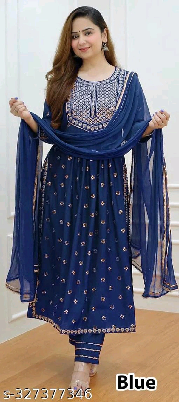 Kurta Pant With Dupatta BB-34MH - 2, L