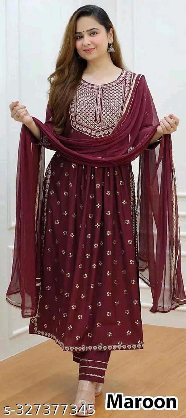 Kurta Pant With Dupatta BB-34MH - 1, XL