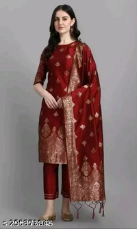 Kurta Pant With Dupatta BB-38MH - 1, S