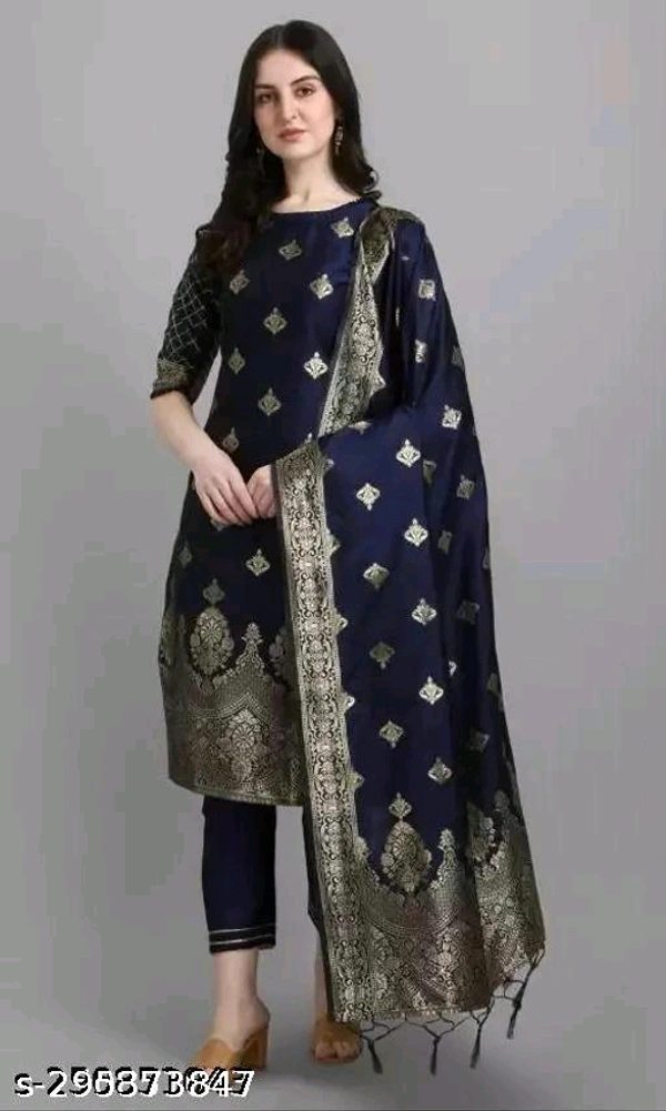 Kurta Pant With Dupatta BB-38MH - 3, S