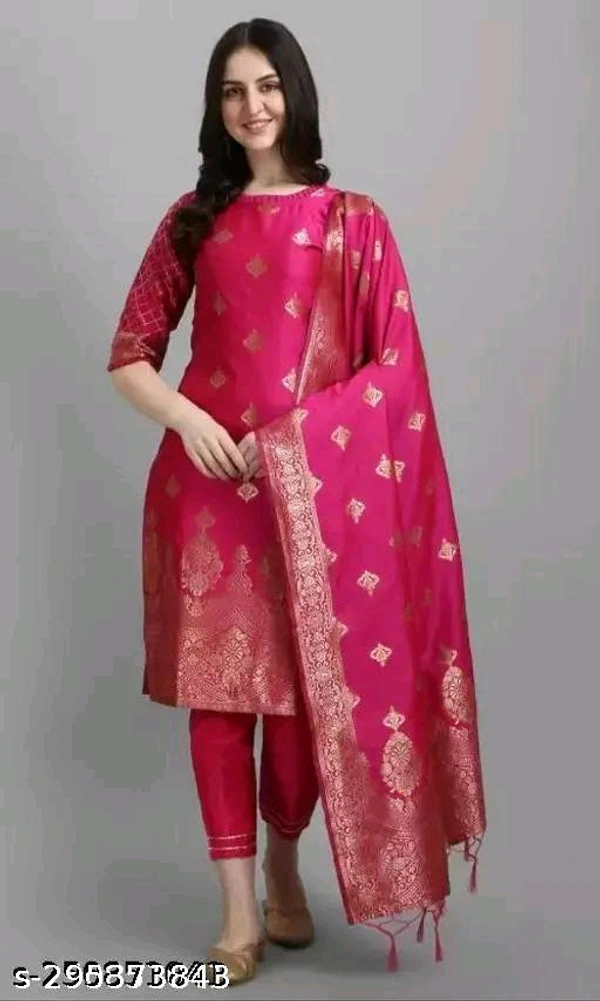Kurta Pant With Dupatta BB-38MH - 5, M