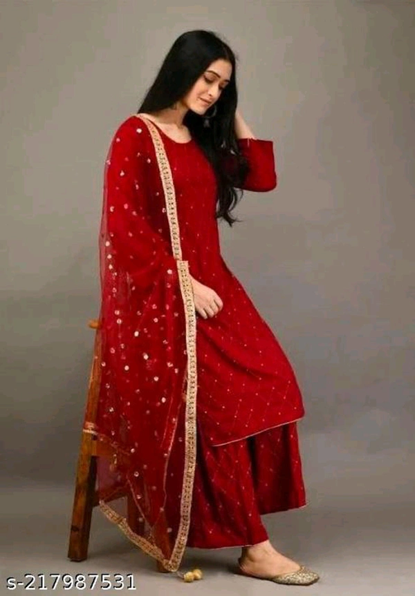 Kurta Pant With Dupatta BB-40MH - L