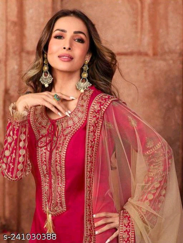 Kurta Pant With Dupatta BB-47MH - XXL
