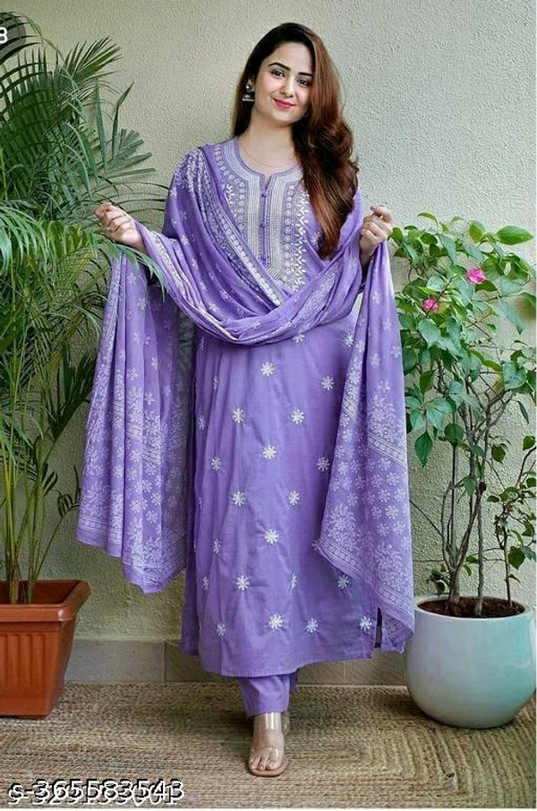 Kurta Pant With Dupatta BB-48MH - 1, S