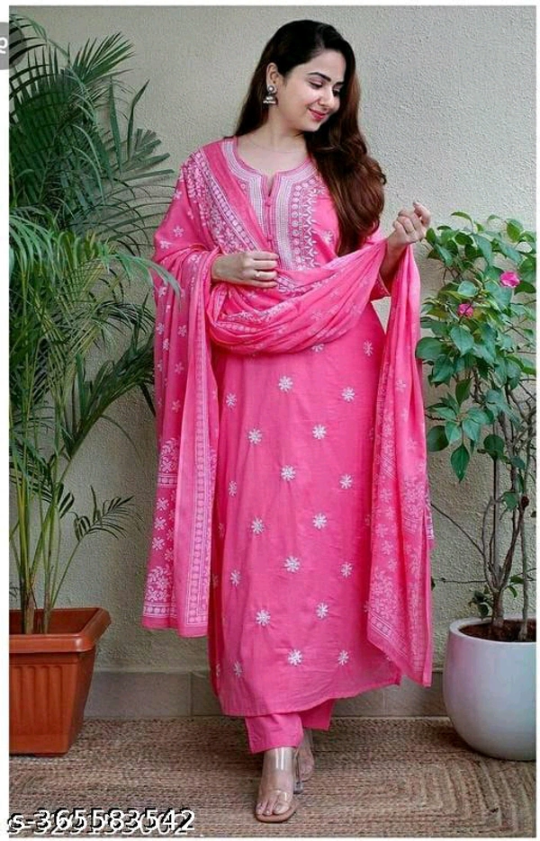Kurta Pant With Dupatta BB-48MH - 2, S