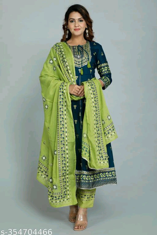 Kurta Pant With Dupatta BB-51MH - XXL