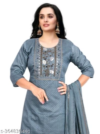 Kurta Pant With Dupatta BB-52MH - 1, XL