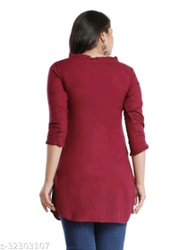 Rayon Handwork Short Kurta- MH01 - XXL