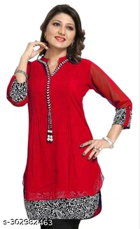 Women Fancy Short kurti & Tunic -MH02 - 1, L
