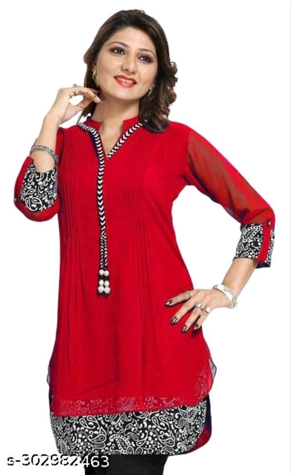 Women Fancy Short kurti & Tunic -MH02 - 1, L