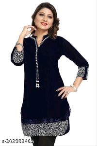 Women Fancy Short kurti & Tunic -MH02 - 1, L