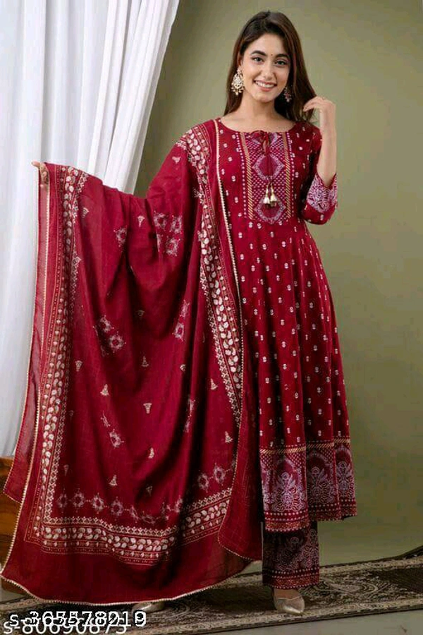 Kurta Pant With Dupatta BB-56MH - 4, XXL