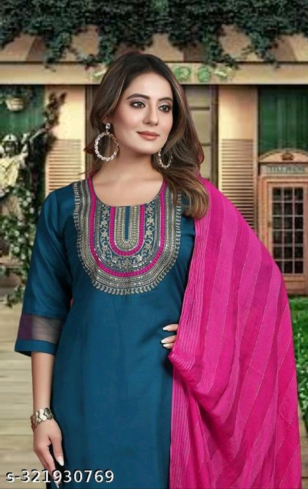Kurta Pant With Dupatta BB-57MH - L