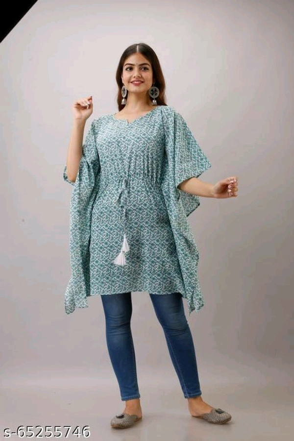Printed Fancy Kaftan -MH01 - 4, XL