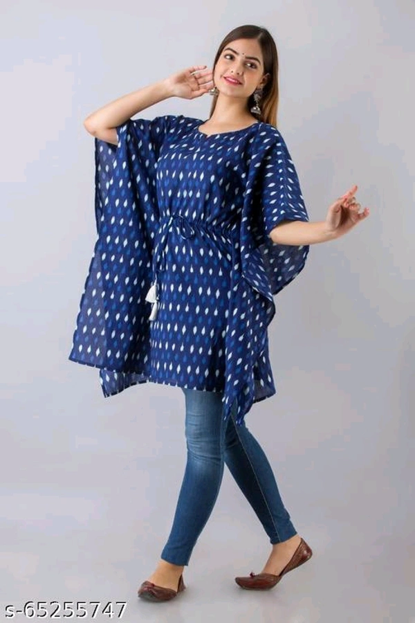 Printed Fancy Kaftan -MH01 - 5, XXL