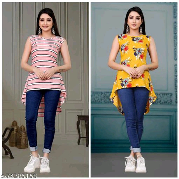 Women Up Down Tops BB-78MH - 5, L