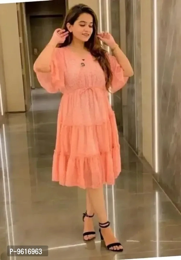 Stylish Trendy Glamorous Girls Dress -GR01 - 3, XL