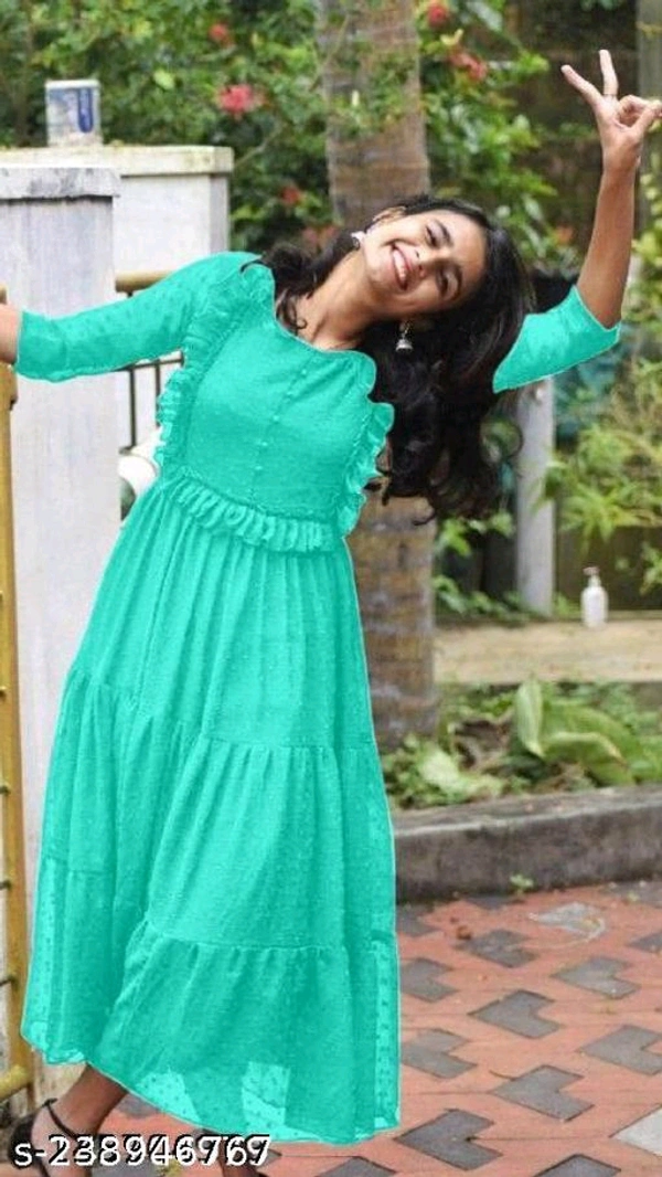 Trendy Latest Girls Dresses -MH02 - 3, S