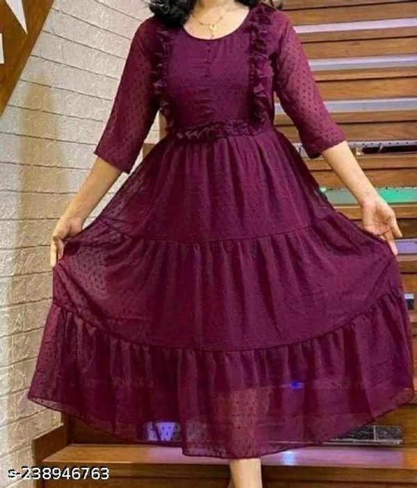 Trendy Latest Girls Dresses -MH02 - 2, M