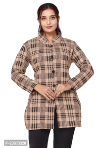 PIPASA Women Winter WEAR Full Sleeve Baby Soft Woolen Long Cardigan for Women Girls BB-03GR - 1, M