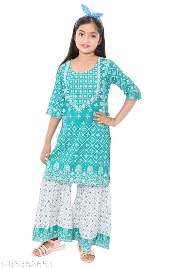 Stylish pretty Girl's Kurta Set -MH01 - 2, 4-5