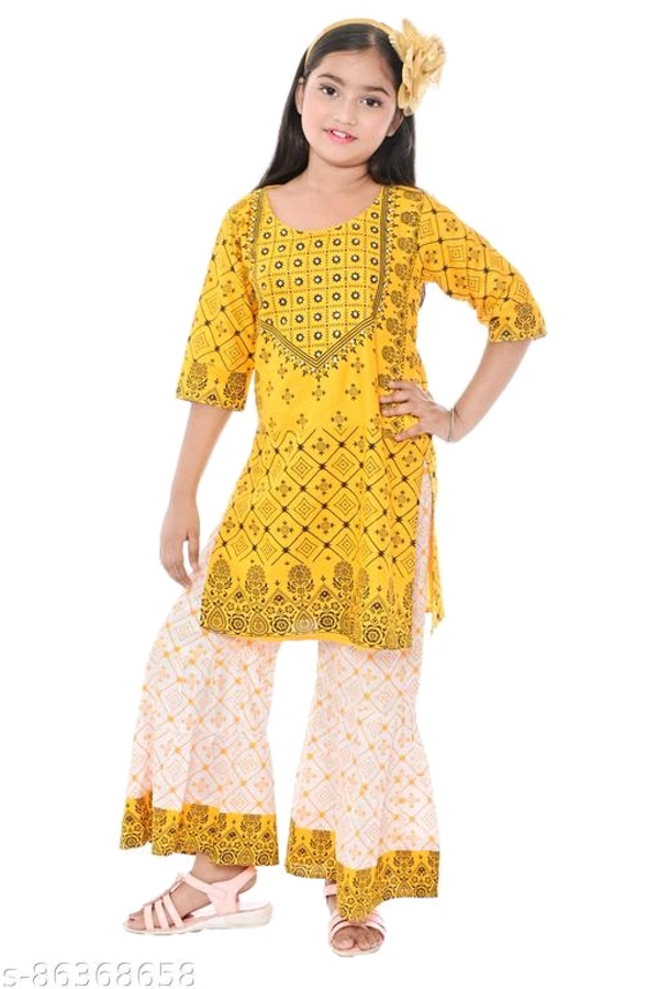 Stylish pretty Girl's Kurta Set -MH01 - 3, 4-5