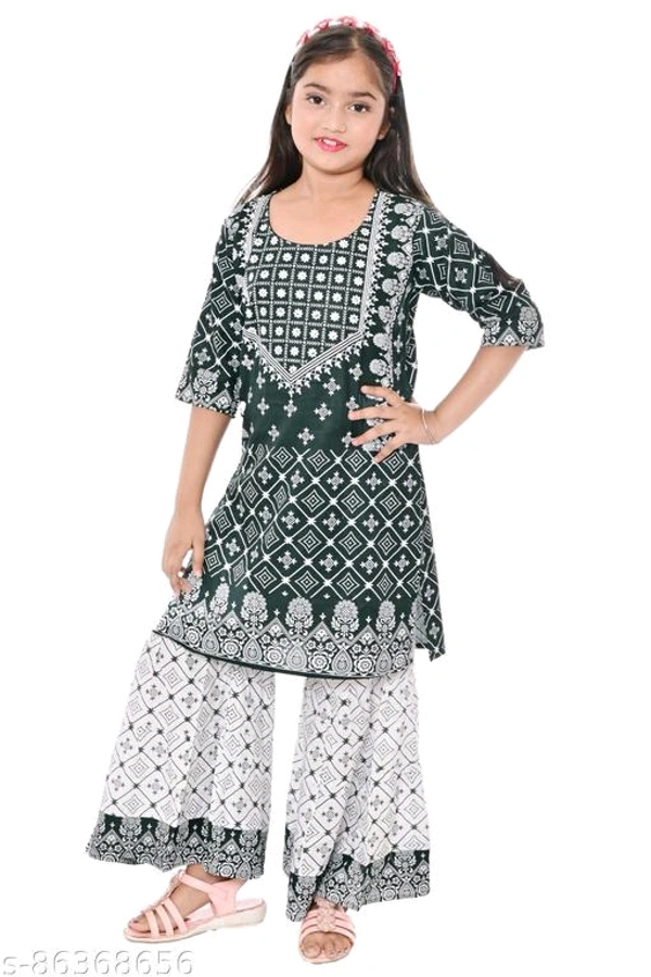 Stylish pretty Girl's Kurta Set -MH01 - 6, 6-7