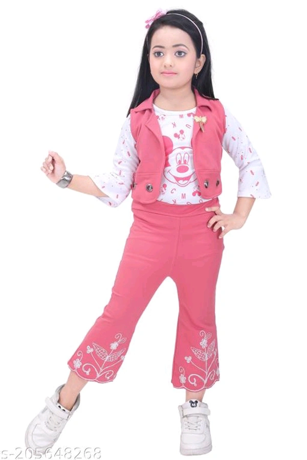 Girls Clothing Set With Jacket - MH01 - 5-6