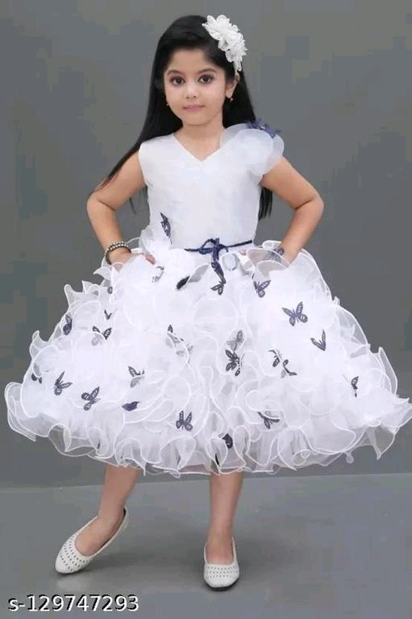 Girls Frock -MH05 - 3, 6-7