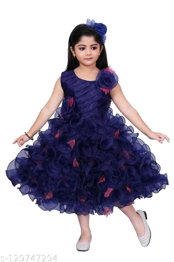 Girls Frock -MH05 - 5, 6-7