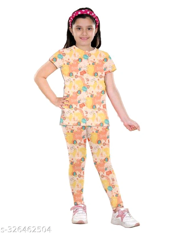 Classy Kids Girls Nightsuits - MH07 - 3, 3-4