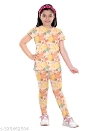 Classy Kids Girls Nightsuits - MH07 - 6, 4-5