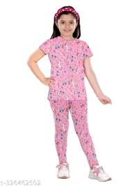 Classy Kids Girls Nightsuits - MH07 - 6, 4-5