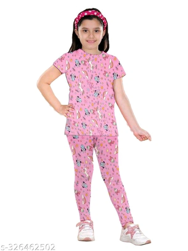 Classy Kids Girls Nightsuits - MH07 - 6, 4-5