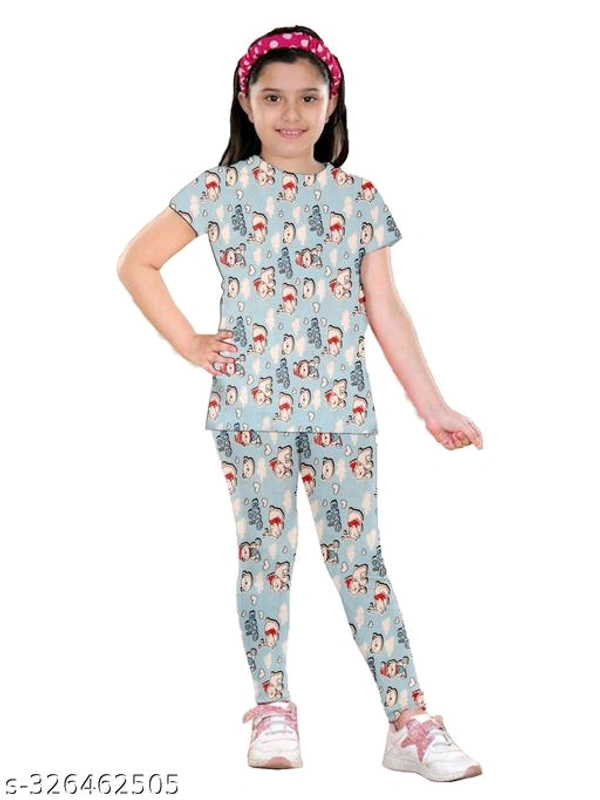 Classy Kids Girls Nightsuits - MH07 - 4, 5-6