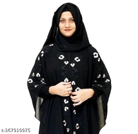 Embroidery work Farasha Pattern Designer Burkha -09MH - 1