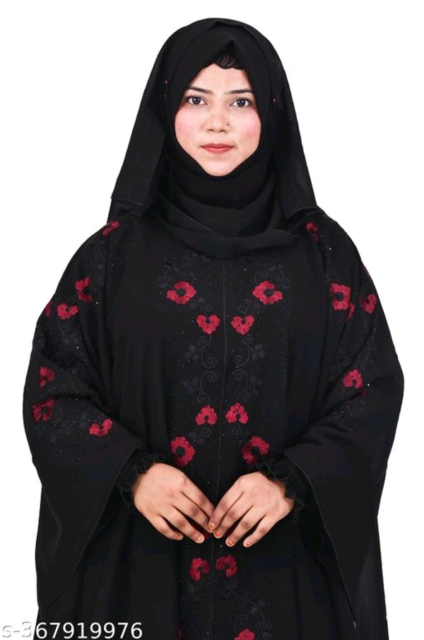 Embroidery work Farasha Pattern Designer Burkha -09MH - 1